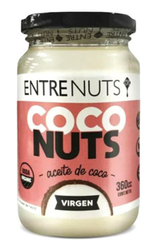 Aceite De Coco Virgen Entrenuts Sin Tacc Vegano 360cc