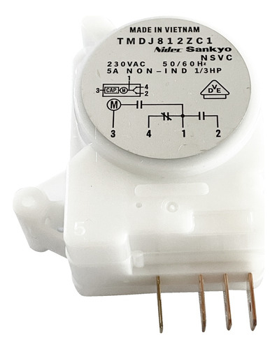 Timer Descongelamiento Heladera Gafa Y Electrolux No Frost