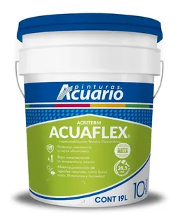 Impermeabilizante Acuaflex Acuario 10 Años 19 Lt Terracota