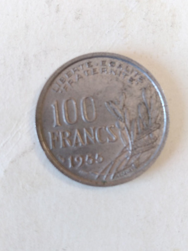 Moneda Francia 100 Francs 1955 (x78