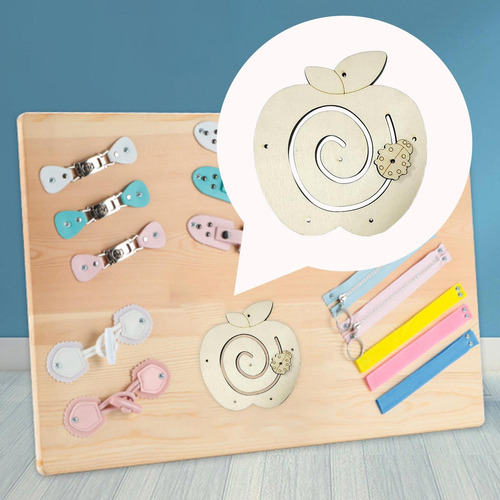 3 Accesorios De Tablero Sensorial Montessori, Tobogán,