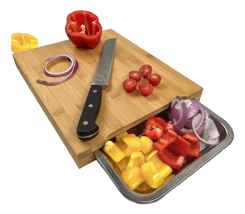 Tabla De Cortar Con Bandeja De Recogida Tabla De Cortar