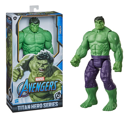 Boneco Hulk Marvel Vingadores Titan Hero Deluxe 30cm