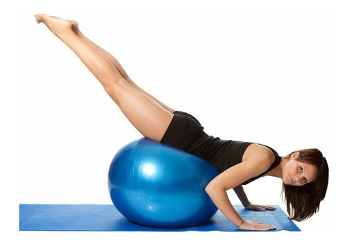 Pelota Yoga,pilates,terapia 1kg Diametro 65cm C/bomba Inflar
