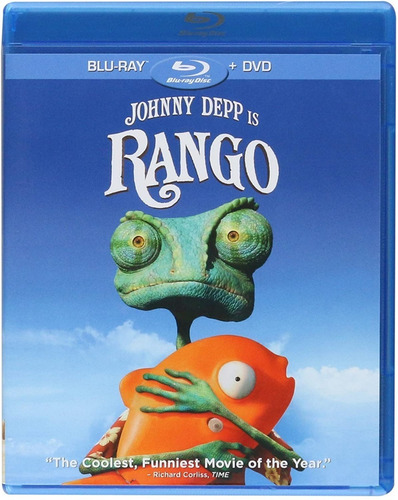 Rango Blu Ray Dvd Pelicula Johnny Depp