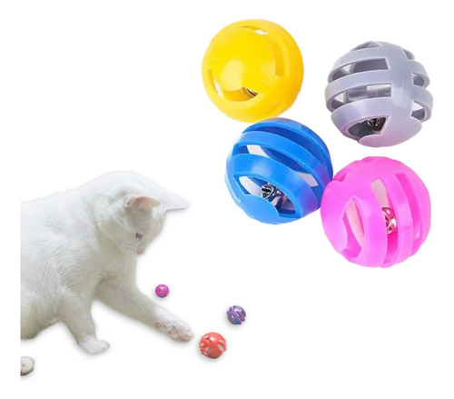 Pelotas De Juguete Para Gato, Juguete Interactivo 4pcs Gatos