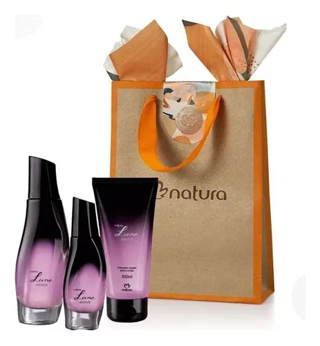 comprar Kit Presente Luna Absoluta Da Natura Perfume 75ml + Miniatura 25ml + Sabonete Líquido 100ml