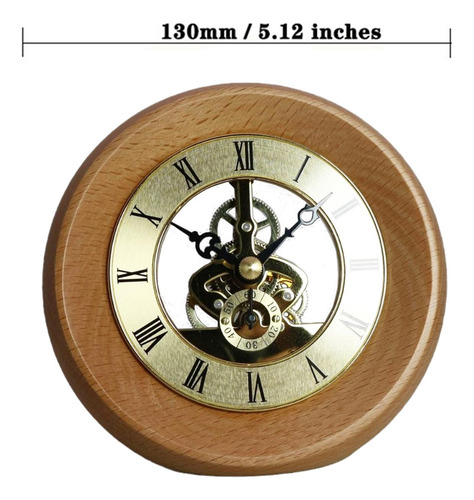 Reloj De Engranajes Reloj Steampunk Versión De Metal Moda C