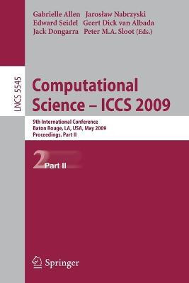 Libro Computational Science - Iccs 2009 - Gabrielle Allen