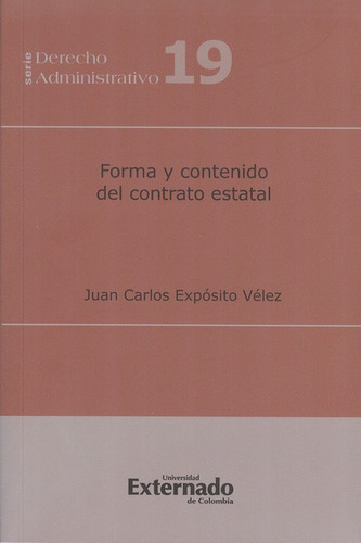 Libro Forma Y Contenido Del Contrato Estatal