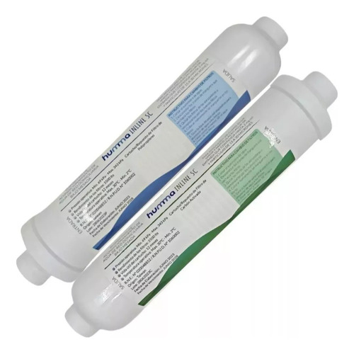 Carbon Activado Y Sedimentos, P/ Dispenser De Agua In Line Blanco