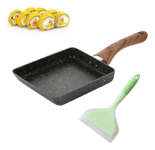 Hh Paquete De 2 Sartenes Antiadherentes Sin Humo Tamagoyaki
