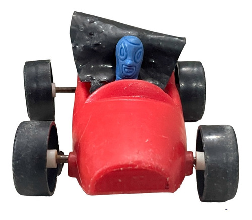 Bootleg Carrito Auto Luchador Con Capa Vintage Antiguo 