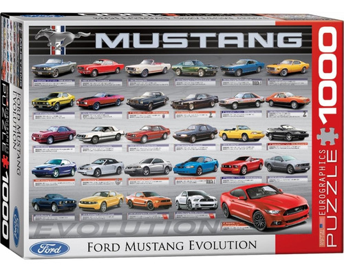 Puzzle 1000 Piezas Ford Mustang Evolution - Eurographics
