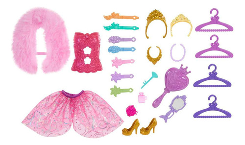 Disney Princesa Set De Juego Closet Mágico Con Muñeca Bella Multicolor