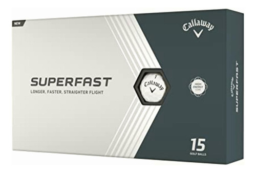 Callaway Pelotas De Golf Superrápidas, Color Blanco