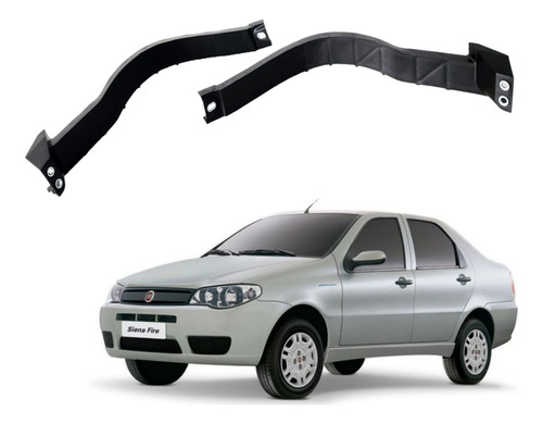 Par Suporte Farol Fiat Siena Fire 2007 2008 2009 2010 Orig