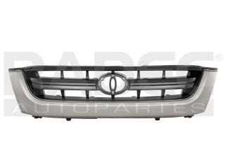 Parrilla Toyota Hilux 2002-2003-2004 Gris S/biseles