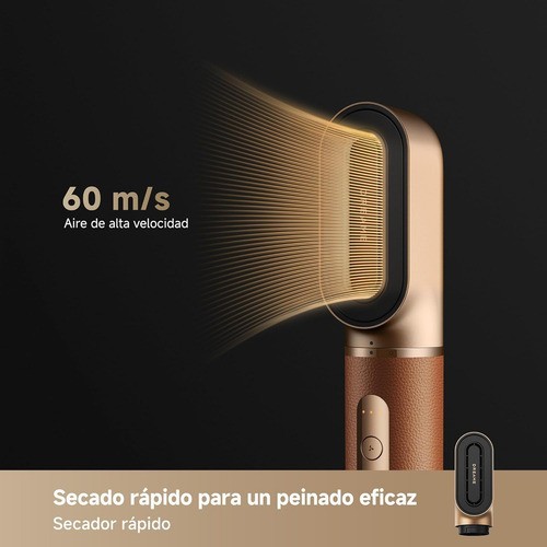 Secadora Para Cabello Dreame Airstyle Pro Moldeador 7 En 1 Dorado Oscuro