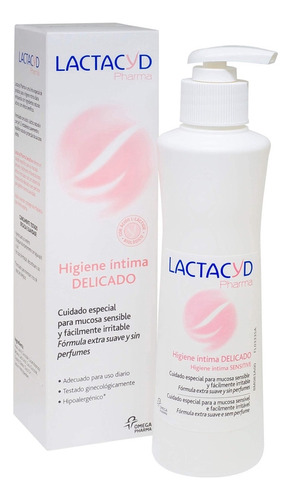 Jabón Íntimo Lactacyd Pharma Delicado / Sensitive 250 Ml