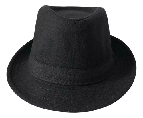 Sombrero Fedora Tango Gardelito Chambergo Fieltro 24045 Negro 57-59 Unico 24045