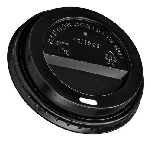 Vaso Polipapel 8 Oz Con Diseño Para Cafe C/tapa Negra X 1000