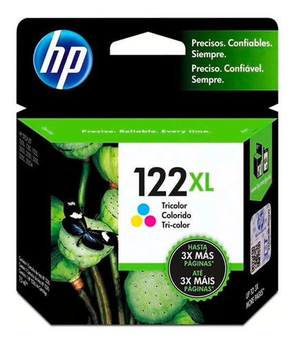 Hp Cartucho 122xl Ch564hl Tricolor De Alto Rendimient