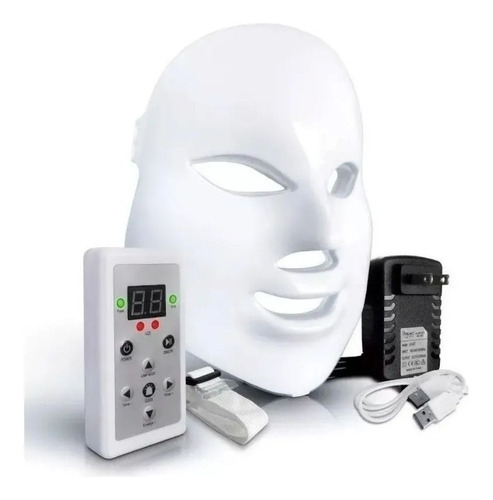Mascara Fototerapia Facial Led 7 Col - Kg a $145900