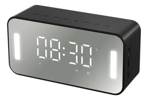 Reloj Digital Alarma Despertador Proyector Luz Led Holograma