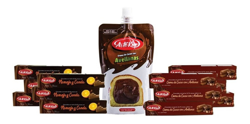 Imagen 1 de 1 de Display De Chocolates Premium Y Crema De Cacao Con Avellanas