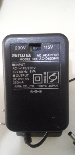  Transformador Aiwa 5.5 V / 230-115 V Original 11