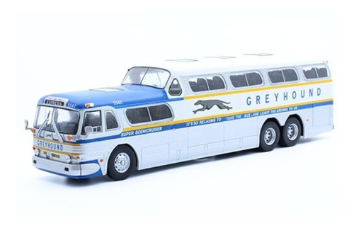 Bus Greyhound Scenicruiser 1956 1:43 Usa Auto A Escala Cch
