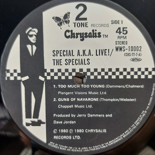 Vinil Lp Special A.k.a. Live The Specials Made In Japan