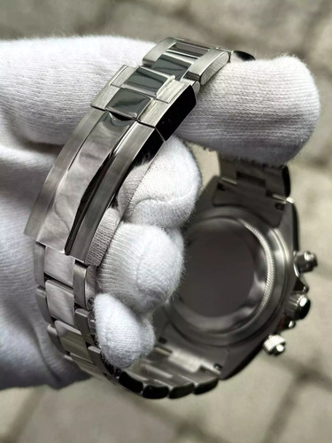 Reloj Seiko Mod Daytona Panda Automático (40mm) Plateado (Reacondicionado)