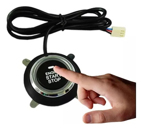 Kit Ignição Partida Motor Carro Botão Start Stop Universal