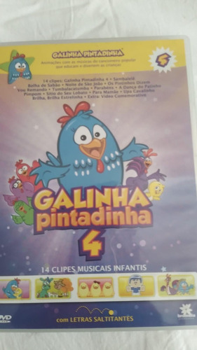 Dvd Galinha Pintadinha E Sua Turma Volume 04 Ano 2014 (Usado)