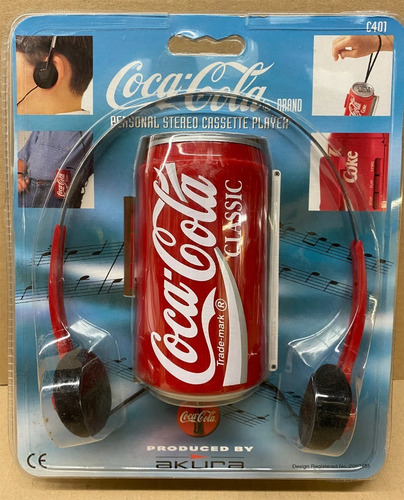 Coca Cola Stereo Cassette Player En Forma De Lata 