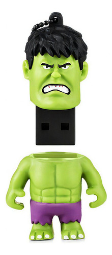 Pendrive Vingadores Hulk 8gb Multi - Pd082 Cor Verde