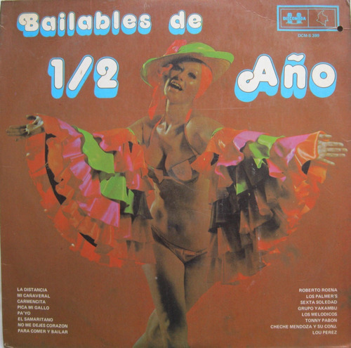 Bailables De 1/2 Año (1978) Lp Vinilo Acetato