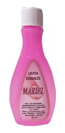 Solución A Base De Acetona Para Remover Esmalte De Uñas 40ml