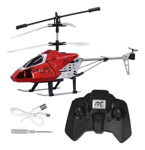 Helicóptero Rc De 3.5 Canales, 2.4 Ghz, Recargable Por Usb