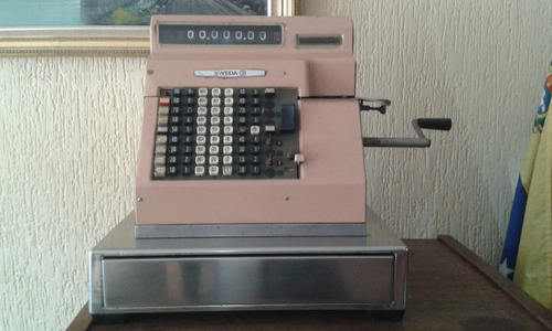Caja Registradora Sweda, Vintage, Para Coleccionista (Usado)