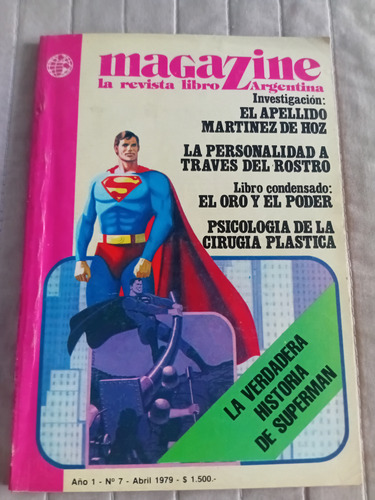 Lote 7 Revista/libro Magazine 1979 Tomos 7,8,10,11,13,14,23 (Usado)