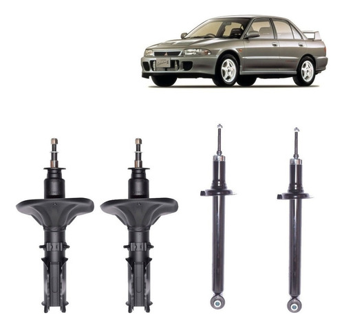 Kit Amortiguadores Tras Del Para Mitsubishi Lancer 1.3 86-91