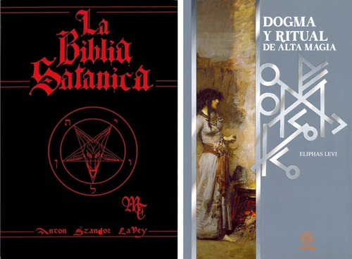 Dogma Y Ritual De Alta Magia + La Biblia Satánica 2 Libros