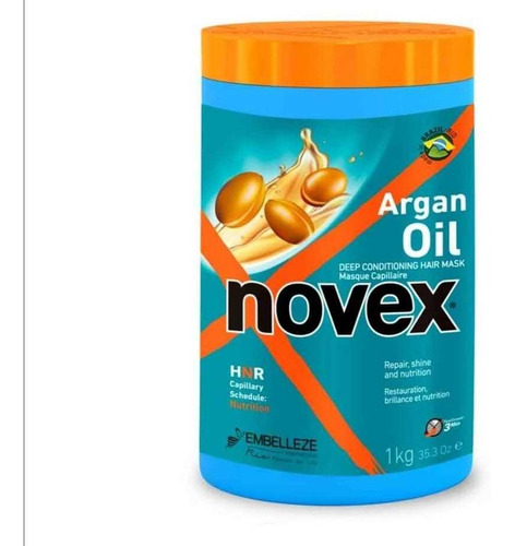 Novex Oleo De Argan 1kg - g a $70