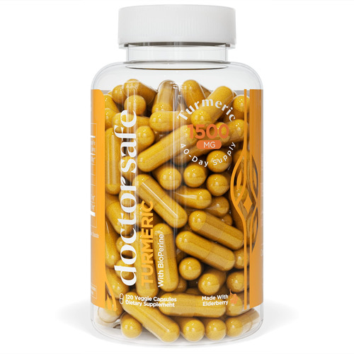 Curcumina De Curcuma Con Bioperina 1500 Mg | 120 Capsulas De