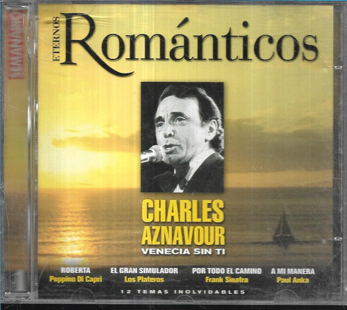 Aznavour Anka Sinatra Plateros Album Eternos Romanticos Cd