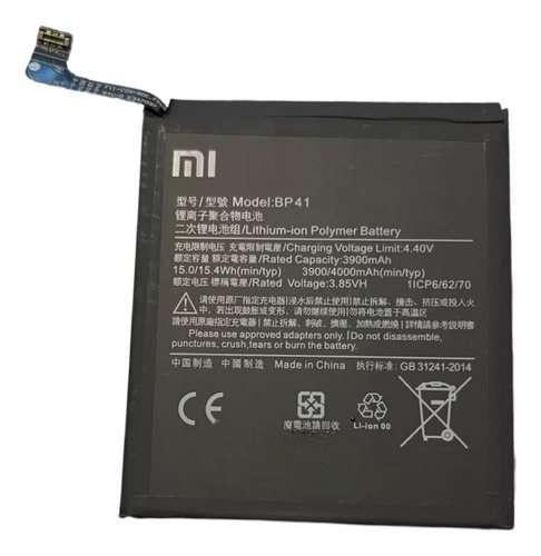 Batería Compatible Para Xiaomi Bp41 Mi 9t Redmi K20 Factura