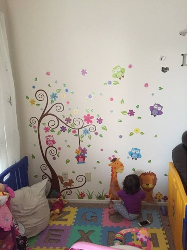 Stickers Adhesivos Vinilos Mural Animalitos Bebé Niños